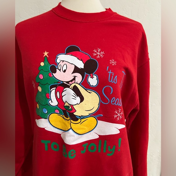Vintage 90’s Disney Mickey Mouse Sweatshirt size Medium - Picture 2 of 8
